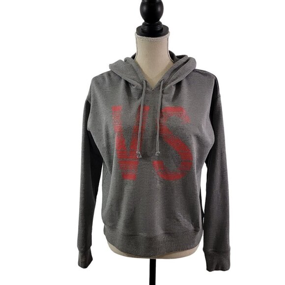 Victoria’s Secret VS Gray Pullover Cropped Hooded Sweatshirt – Size Small Hoodie - Picture 1 of 13